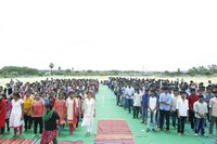 Gouthami Youth Yoga in GITAM college in Hyderabad